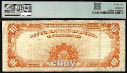 $10 1922 Gold Certificate Fr. 1173 Attractive + Problem-Free PMG Very Fine 25