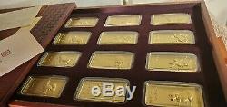 12 Gold Bars 0.5 Grams Fine Gold 999.9% with Certificate Gofu Gold