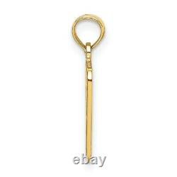 14k Yellow Gold Birth Certificate Pendant Charm Necklace Special Occasion Fine