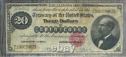 1882 $20 Gold Certificate Bill FR# 1178 PCGS Currency Fine 15
