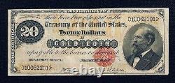 1882 $20 Gold Certificate FR1178 Very Fine Lyons / Roberts Beautiful