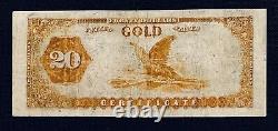 1882 $20 Gold Certificate FR1178 Very Fine Lyons / Roberts Beautiful