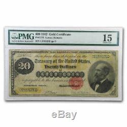 1882 $20 Gold Certificate Fine-15 PMG SKU#204120