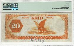 1882 $20 Gold Certificate Note Fr. 1178 Lyons / Roberts Pmg Very Fine Vf 30 (357)