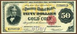 1882 $50 Gold Certificate FR-1195 PMG Extremely Fine 40 Only 63 Known