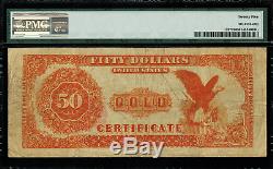 1882 $50 Gold Certificate FR-1197 Graded PMG 25 Very Fine Napier / McClung