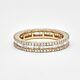 18KT Rose Gold Baguette and Round Diamond Eternity Full Wedding Band R22379C