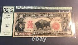 1901 $10. Legal tender note, Very fine, PCGS 25, Pretty