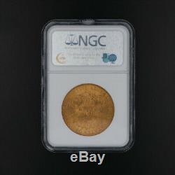 1904 Liberty Fine Gold Coin US $20 MS64 NGC Certificate Case Double Eagle