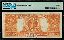 1906 $20 Gold Certificate FR-1181 Graded PMG 35 EPQ Choice Very Fine