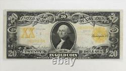 1906 $20 Gold Certificate S/N H2185978, Fr. 1185 Circulated Very Fine
