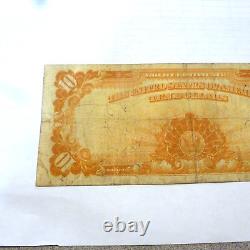 1907 $10 Dollar Gold Certificate Fr 1171 Large Note Parker-very Fine