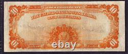 1907 $10 GOLD CERTIFICATE FR. 1170a NAPIER THOMPSON RARE SIGS PMG VERY FINE VF 25
