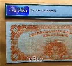 1907 $10 GOLD CERTIFICATE PMG40 EXTREMELY FINE LARGE Fr#1172 NOTE EPQ