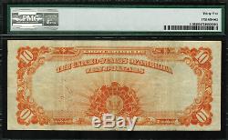 1907 $10 Gold Certificate FR-1168 Graded PMG 35 Choice Very Fine