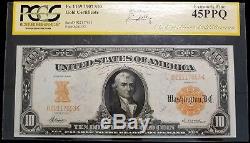 1907 $10 Gold Certificate FR-1169 PCGS 45PPQ Extremely Fine Fort Knox Reserve
