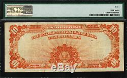 1907 $10 Gold Certificate FR-1171 Graded PMG 30 Very Fine