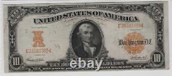 1907 $10 Gold Certificate Note Currency Fr. 1172 Teehee / Burke PMG Very Fine 25