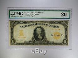 1907 $10 Gold Certificate Star Note PMG Very Fine 20 Star