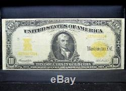 1907 $10 Gold Certificate Vf Very Fine United States L@@k Now 322 Trusted