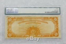 1907 PMG Very Fine 30 $10 Gold Certificate Large Note, VF30 $10 Gold Certificate