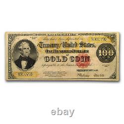 1922 $100 Gold Certificate Fine