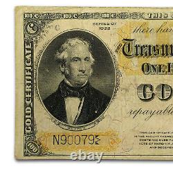 1922 $100 Gold Certificate Fine (Fr#1215)