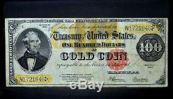 1922 $100 Gold Certificate Vf Very Fine Fr 1215 Net App Apparent Trusted