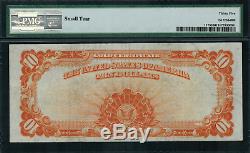 1922 $10 Gold Certificate FR-1173 Graded PMG 35 Comment Choice Very Fine