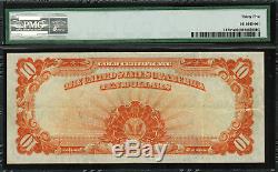 1922 $10 Gold Certificate FR-1173 Star Note PMG 35 Choice Very Fine