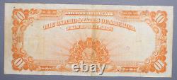 1922 $10 Gold Certificate FR 1173 VF Very Fine dbkjC