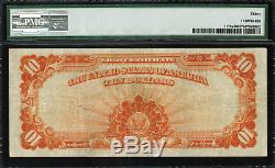 1922 $10 Gold Certificate FR-1173a Graded PMG 30 Very Fine