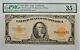 1922 $10 Gold Certificate Fr 1173 Large Serial # Pmg 35 Choice Very Fine Epq