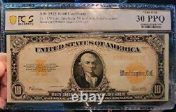 1922 $10 Gold Certificate Fr. 1173 PCGS 30 PPQ