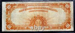 1922 $10 Gold Certificate Fr# 1173 PCGS CHOICE FINE 15 LARGE NUMBERS