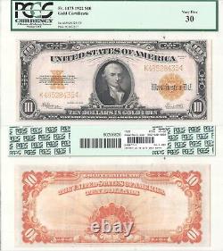 1922 $10 Gold Certificate Fr 1173 PCGS Very Fine-30
