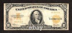 1922 $10 Gold Certificate Fr. 1173a VF Details