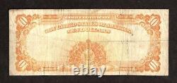 1922 $10 Gold Certificate Fr. 1173a VF Details