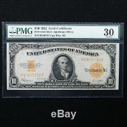 1922 $10 Gold Certificate, Fr # 1173m Mule, PMG 30 Very Fine (Speelman-White)