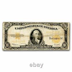 1922 $10 Gold Certificate Hillegas Fine SKU #39216