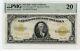 1922 $10 Gold Certificate Large Note PMG 20 Very Fine Currency Speelman E456