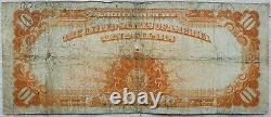 1922 $10 Gold Certificate Large Note Scarce -Very Fine- Speelman/White 138H