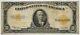 1922 $10 Gold Certificate Note Currency Large Size Problem Free F Fine (332)