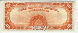 1922 $10 Gold Certificate Note Large S/n Fr. 1173 Pmg Extremely Fine Xf Ef 40