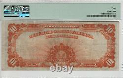 1922 $10 Gold Certificate Note Large S/n Fr. 1173 Pmg Very Fine Vf 30 (854)