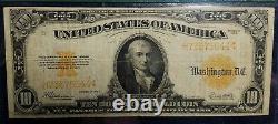 1922 $10 Gold Certificate PMG Very Fine 20 Fr# 1173 Large Note Ten Dollars