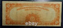 1922 $10 Gold Certificate PMG Very Fine 20 Fr# 1173 Large Note Ten Dollars
