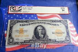1922 $10 Gold Certificate Pcgs Very Fine 20 Ten Dollars In Gold Coin