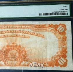 1922 $10 Gold Certificate Pmg30 Very Fine, Speelman/white Legal Tender, Must See