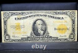 1922 $10 Gold Certificate Vf Very Fine United States 259 L@@k Now Trusted